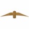 Ekena Millwork Bellingham Rough Sawn Timber Gable Bracket, Western Red Cedar, 60"W x 12"H x 6"D x 6"F, 5/12 Pitch GBW060X12X0606BEL00RWR - alternate 1